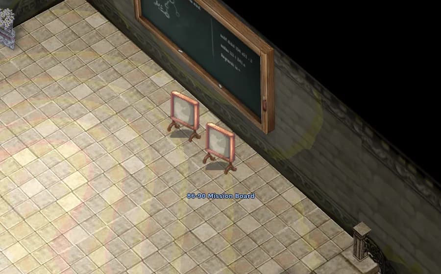 86-90 Mission Board in game