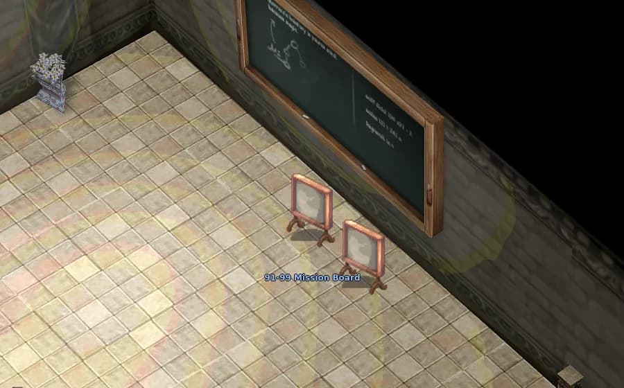 91-99 Mission Board in game