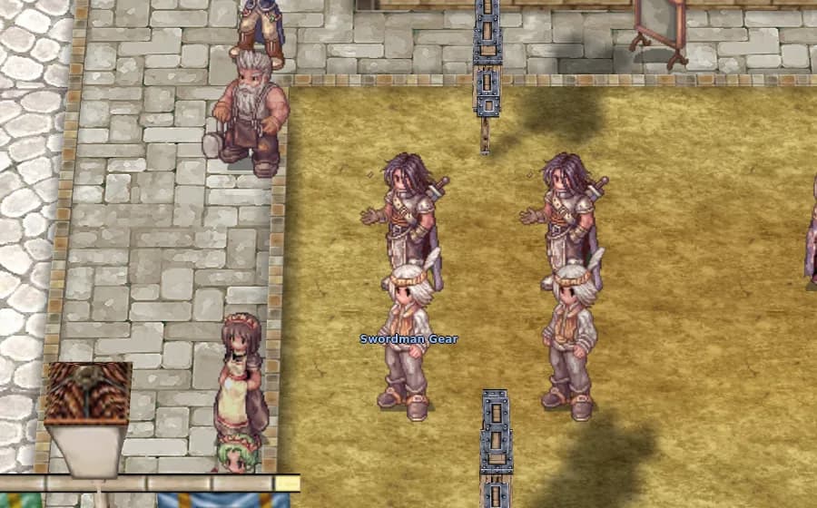 Swordman Gear in game