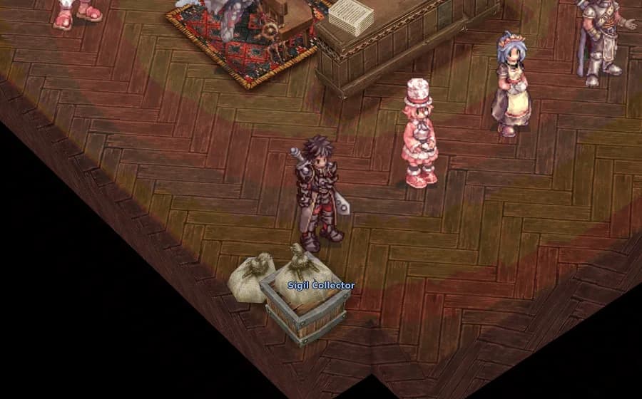 The Sigil Collector in Prontera's services hall