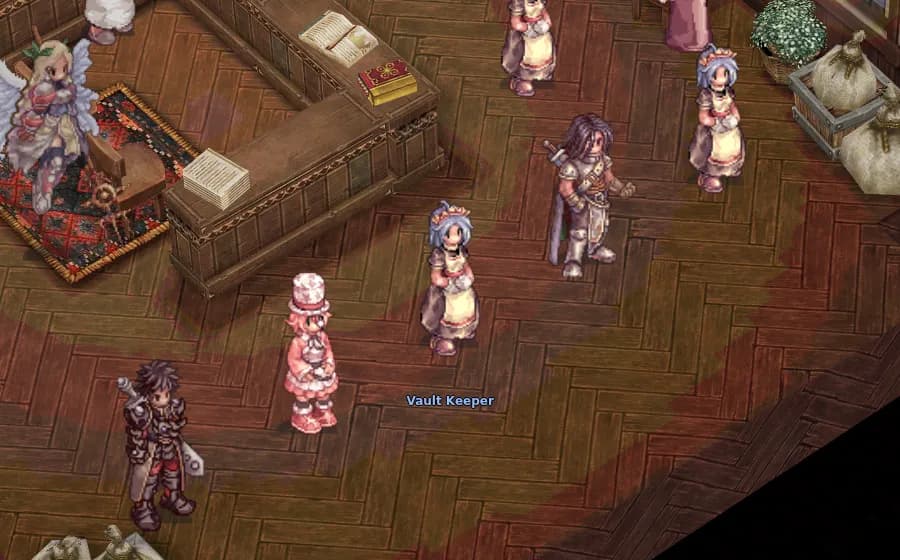 The Vault Keeper in Prontera's services hall