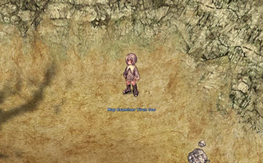 Map Examiner Yirun Seo in game