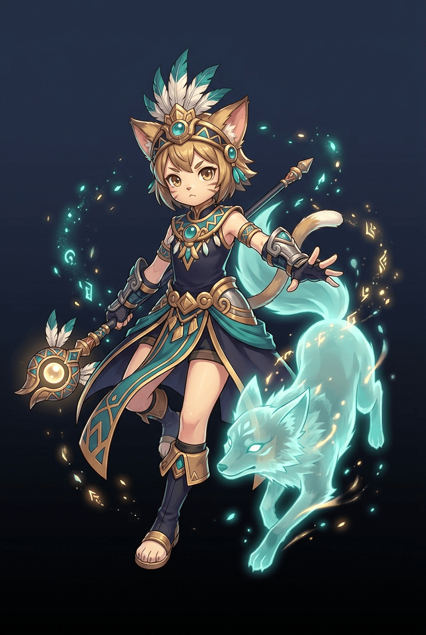 Spirit Handler class art