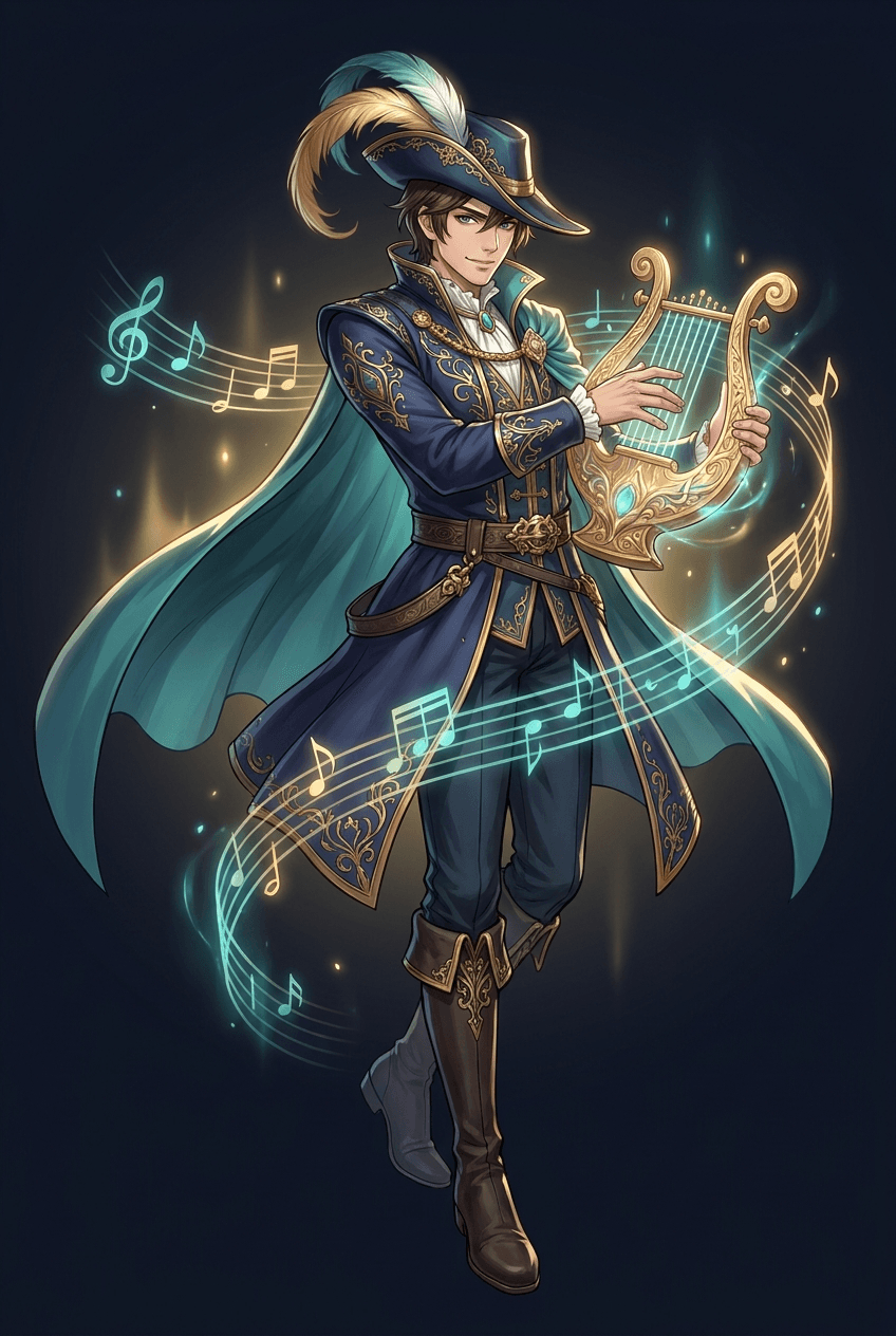 Troubadour class art