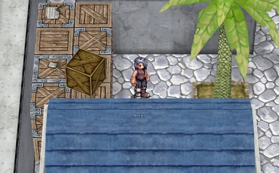 Necko in game