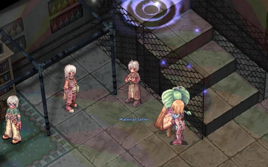 Material Seller in game