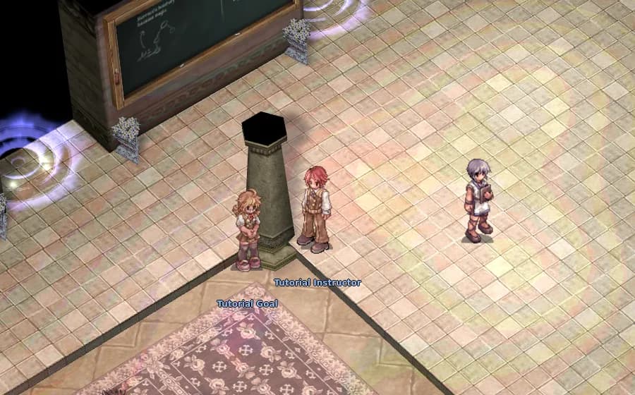 Tutorial Instructor and Tutorial Goal in game