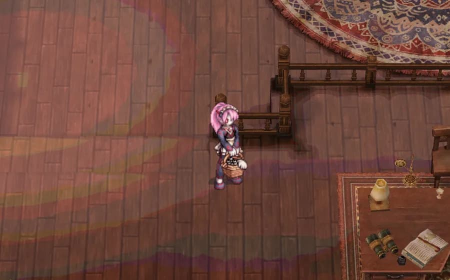 The deck where the run starts in game