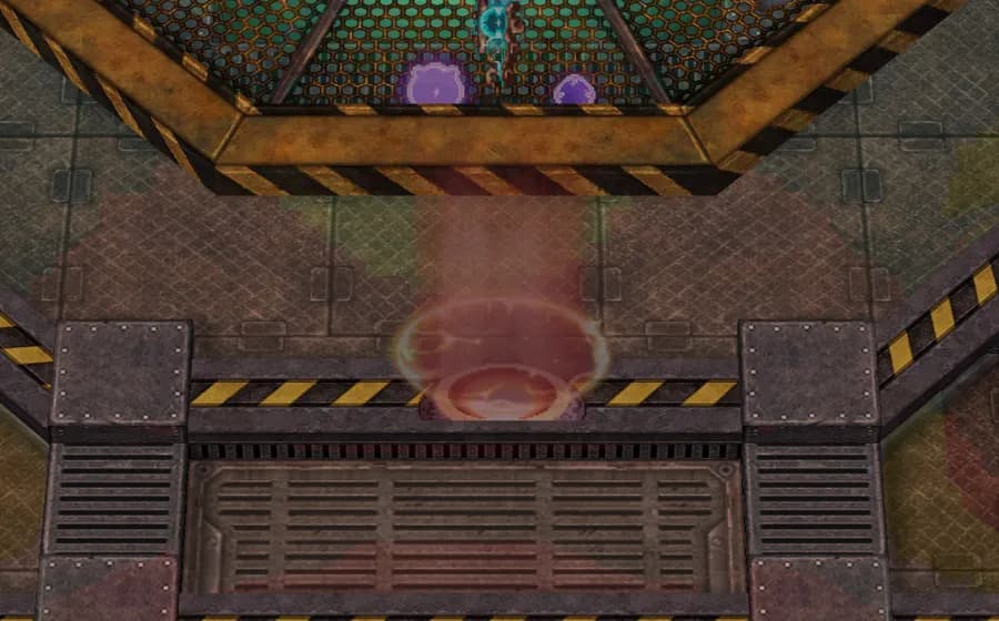 The core management room, where the boss fight takes place in game