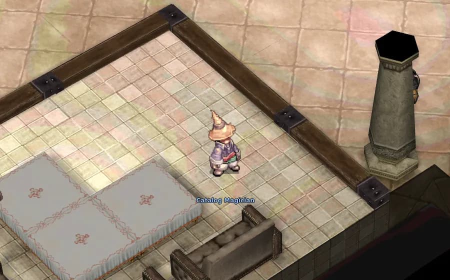 Catalog Magician in game