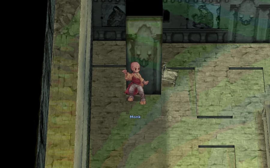 Monk in game