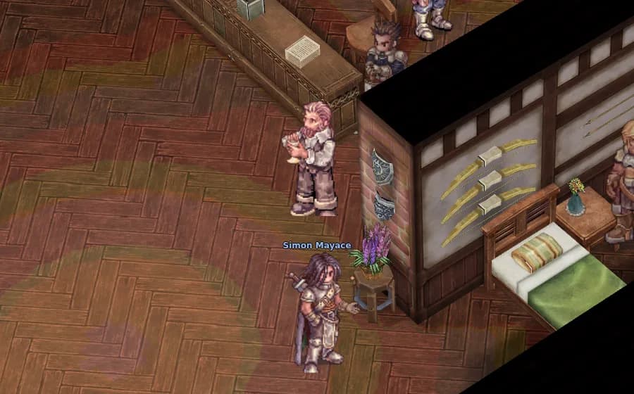 Simon Mayace in game