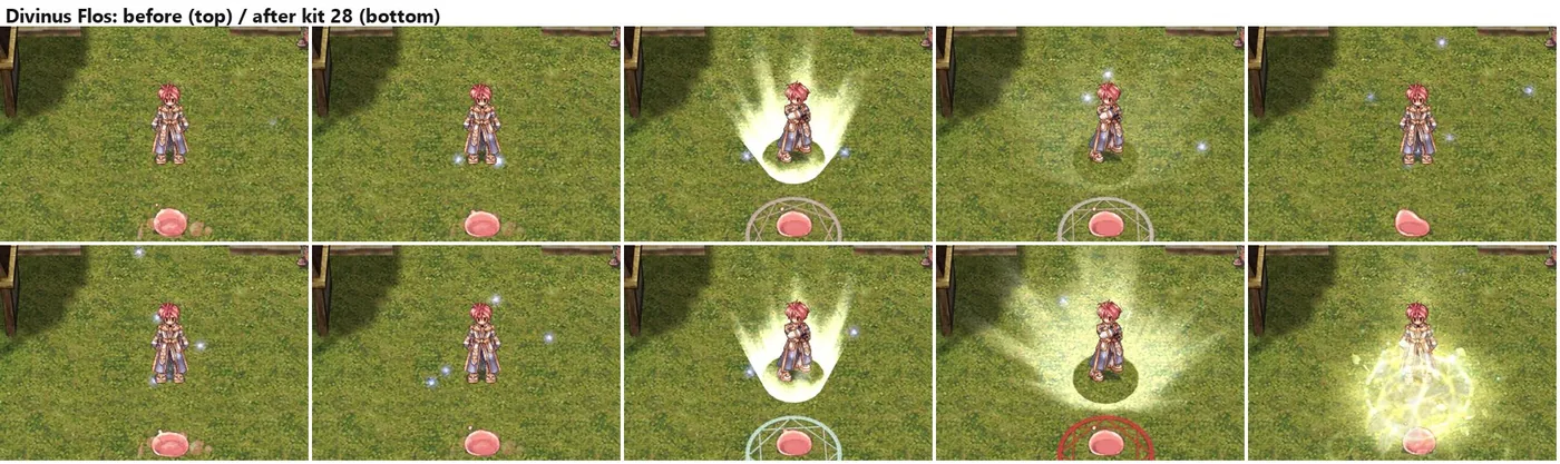 Divinus Flos before and after the update
