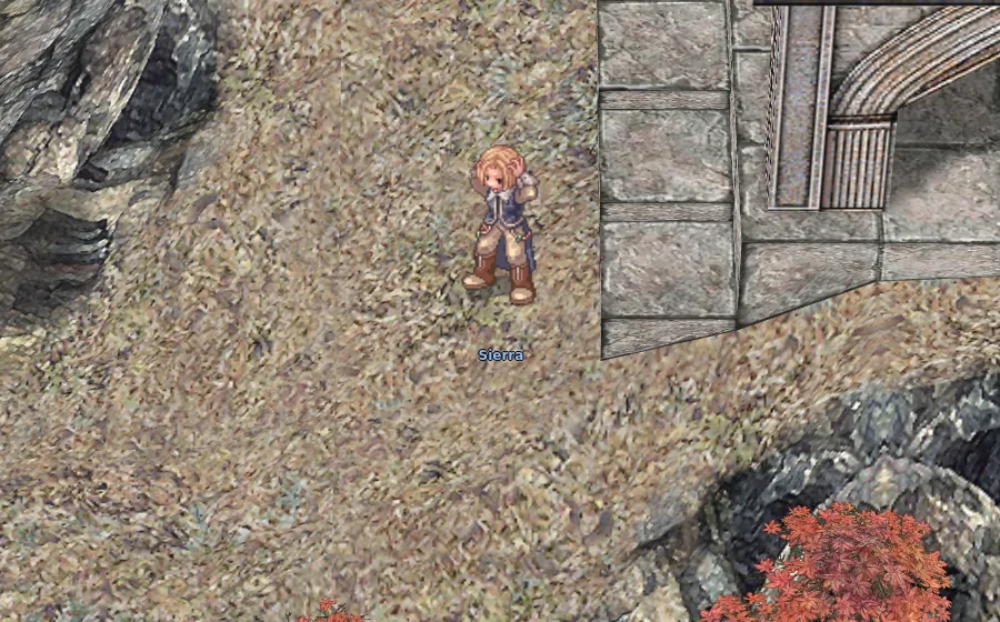 Sierra standing in Juno, next to the lab gate
